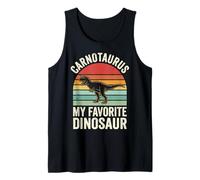 Carnotaurus My Favorite Dinosaur Tank Top