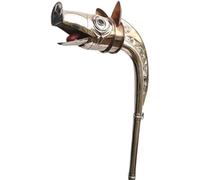 Carnyx Celtic Trumpet Horn War Medieval Deskford Playable Tintignac Age Iron Brass Serpent Replica Fully Kdbh2 Version Kd Functional Gauge Brown Gold