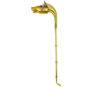 Carnyx of Tintignac Medieval Celtic War Horn Carnyx Celtic Trumpet Horn War Medieval Deskford Playable Tintignac Age Iron Brass Serpent Replica Fully Kdbh2 Version Kd Functional Gauge Golden