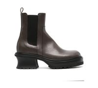 Caro Beat Leather Low Boots - female - AGL - Chelsea Boots - Green - 7 UK - Shoes 7 UK