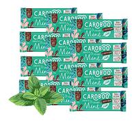 Caroboo - Creamy Mint Choco Bar | Vegan Carob Choco - Chocolate Alternative | 12 x 35g Choco Bar