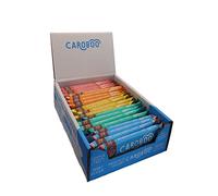 Caroboo Mixed Pack Carob Bars - 20x Vegan Chocolate Bars Selection Pack, Made with Carob, Dairy Free, Gluten Free, Vegan Choc, Assortment of Orange, Mint, Coconut, Raspberry & Salted Caramel Bars