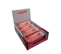 Caroboo Raspberry & Honeycomb Carob Bars - Vegan Chocolate Made with Carob, Dairy Free, Gluten Free, No Refined Sugar, Vegan Chocolate Bar with Fruity, Chocolatey Taste (20x Vegan Choc Bars)