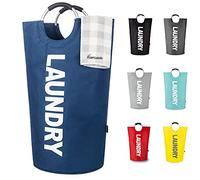 Caroeas 90L Large Laundry Basket (7 Colors), Waterproof Laundry Hamper, Laundry Bag with Padded Handles, Washing Basket Stands Up Well, Collapsible Laundry Basket Easy Storage