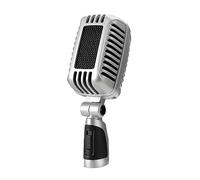 CAROL CLM-101 XLR Professional Vintage Wired Microphone - Dynamic Supercardioid with Dual Mic-Capsules for Singing and Stage, Includes Classic Mic, Storage Pouch & Switch(Cable Not Included) -Black