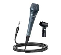 CAROL Dynamic Wired Microphone - For Live Singing Performances, Professional Singing, Handheld Super Cardioid Mic, with 15ft Detachable XLR to 1/4" Cable/ON/Off Switch/Mic Holder - Σ-Plus 2