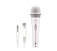 CAROL E Vocal Microphone dur-916S White XLR Wired Speaking, 4.5m XLR