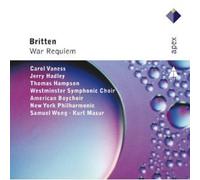 CAROL/HARDLEY,JERRY/HAMPSON,THOMAS VABESS "WAR REQUIEM" 2 CD NEW