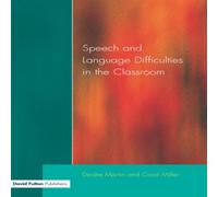 Carol Miller Speech & Language Difficulties in the Classroom Paperback Book in White Carol Miller White