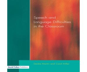 Carol Miller Speech & Language Difficulties in the Classroom Paperback Book in White Carol Miller White