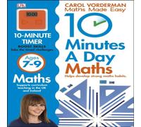 Carol Vorderman 10 Minutes A Day Maths, Ages 7-9 (Key Stage 2) Paperback Book Carol Vorderman Multicolor