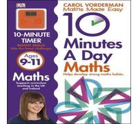 Carol Vorderman 10 Minutes A Day Maths, Ages 9-11 (Key Stage 2) Paperback Book Carol Vorderman Multicolor