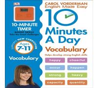 Carol Vorderman 10 Minutes A Day Vocabulary, Ages 7-11 (Key Stage 2) Paperback Book Carol Vorderman Multicolor