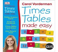 Carol Vorderman Times Tables Made Easy Multiple-component retail product Book Carol Vorderman Multicolor