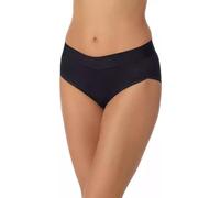 Carole Hochman Womens 5-Pack Midnight Hi-Cut Brief, Black/Black/Rugby Tan/Cloud Dancer/Lotus, M