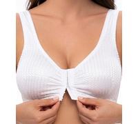 Carole Martin Women's Full-Freedom Comfort Bra White 40