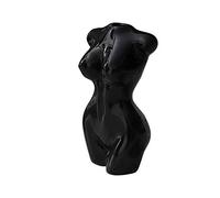 Carolilly Female Body Art Design Vase Ceramic Sculpture Ornaments Decorations for Home Living Room Bedroom Desktop (One Size, F)