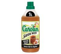 Carolin black soap sweet almond l 1 pack of 3