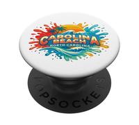 Carolina Beach North Carolina Sand Dunes Beach Novelty PopSockets Adhesive PopGrip