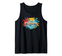Carolina Beach North Carolina Sand Dunes Beach Novelty Tank Top