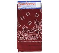 Carolina Have, A, Hank Paisley Bandannas, 22-Inch by 22-Inch, Burgundy