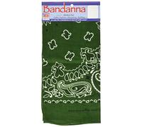 Carolina Have, A, Hank Paisley Bandannas, 22-Inch by 22-Inch, Hunter Green