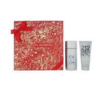 Carolina Herrera 212 Men Nyc Eau De Toilette Gift Set Eau De Toilette 100ml + Aftershave Balm 100ml