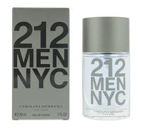 Carolina Herrera 212 MEN - *For Clearance - Brand new sealed item with minor box damage (e.g., squash). Picture for reference only; actual damage of box may vary. Product itself is PRISTINE. EDT Spray