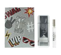 Carolina Herrera 212 Vip Men For Men 2 Pc Gift Set 3.4Oz Edt Spray, 0.33Oz Edt Spray