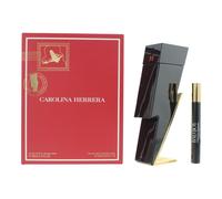 Carolina Herrera Bad Boy 2 Piece Gift Set: EDT 100ml - Eau De Toilet For Men