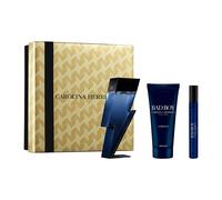 Carolina Herrera Bad Boy Cobalt Eau De Parfum 100ml & Travel Spray 10ml & Shower Gel 100ml Gift Set