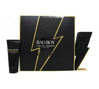 Carolina Herrera Bad Boy Gift Set 100ml Eau de Toilette EDT + 100ml Shower Gel