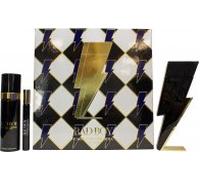 Carolina Herrera Bad Boy Gift Set 100ml EDT + 10ml EDT + 100ml Deodorant Spray