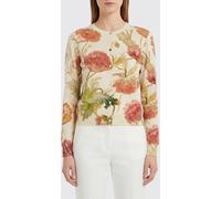CAROLINA HERRERA Floral Cotton and Silk Cardigan - Size: M - female