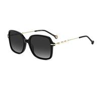 Carolina Herrera Her 0101/s 807/9O BLACK Sunglasses Women's Acetate, Standard, 55