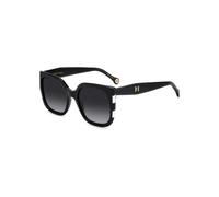 Carolina Herrera HER 0128/S 80S/9O Woman Sunglasses Acetate Black Grey Butterfly Shaded