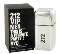 Carolina Herrera Mens 212 Vip by Eau De Toilette Spray for Men - Black - One Size