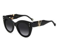 Carolina Herrera Woman Carolina Herrera HER 0127/S WR7/9O Sunglasses Acetate Black / Havana Grey Cat Eye Shaded