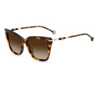 Carolina Herrera Woman HER 0351/G/S 086/HA Sunglasses Acetate Havana Brown Cat Eye Normal Shaded
