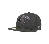 Carolina Panthers NFL Cap (Size 7 1/8) Adult New Era Grey Fitted Hat - New