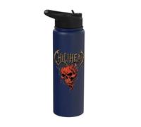 Carolina Reaper Skull Crossing Stainless Steel Insulated Water Bottle