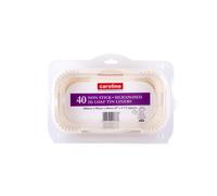 Caroline 2lb Loaf Tin Liner, 190 x 90mm, 65mm deep, pack of 40