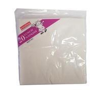 Caroline 2Ply Paper Napkin Plain White 33 X 33Cm 20Pk 1273 One Colour (One Size)