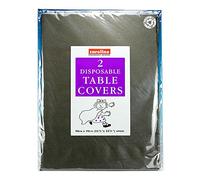 Caroline Black Square Paper Table Covers 90CM X 90CM 2 PK