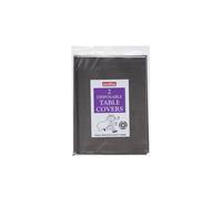 Caroline Black Square Paper Tablecover, 90 x 90cm, pack of 2