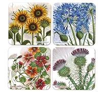 Caroline Cleave Floral Coasters II, Set of 4