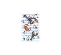 Caroline Cleave for Emma Ball Fruits of The Sea 100% Cotton Tea Towel