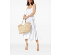 Caroline Constas Veronica ruffled midi dress - White XS