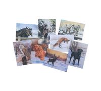 Caroline Cook Winter Greetings Cards (Set of 16) BZ3665