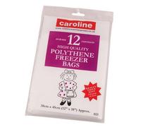 Caroline Freezer Bag (Pack Of 12) White (One Size)